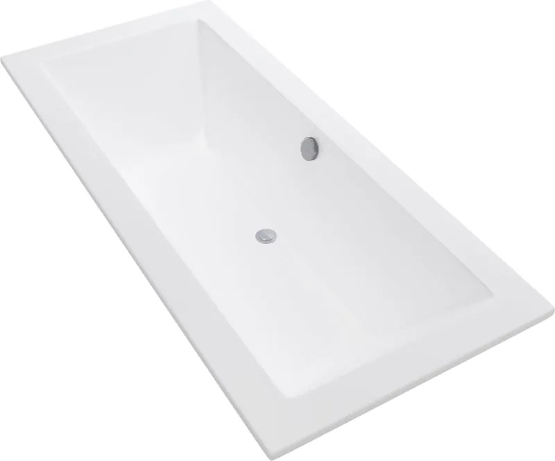 Mexen Cube téglalap alakú kád 180 x 80 cm, fehér - 55051808000