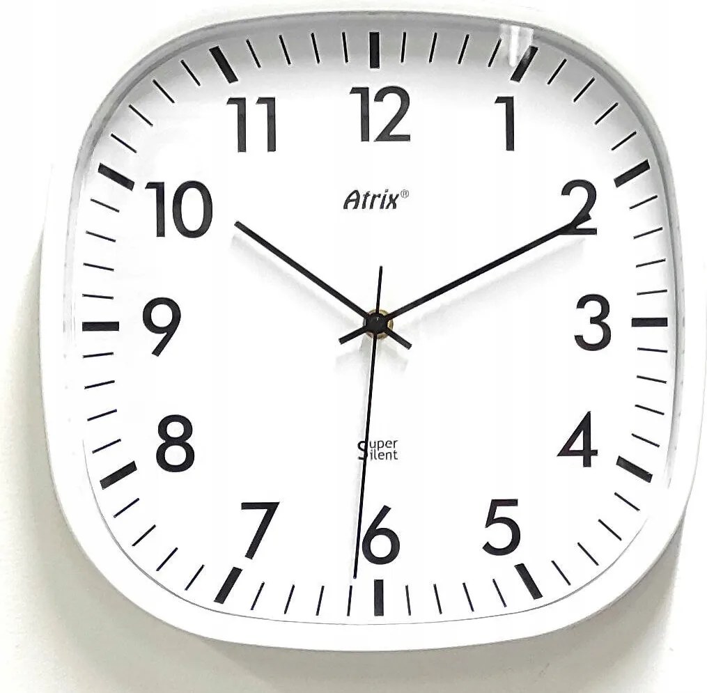 Jól Olvasható Nagyon Csendes Hangtalan Falióra Atrix ATE3665W SC1 30 cm