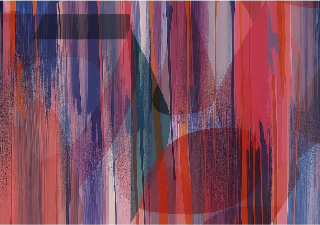 Fotótapéta Flizelina Nappali és Hálószoba Irodába Szivárvány csíkok 208x146 Ragasztó