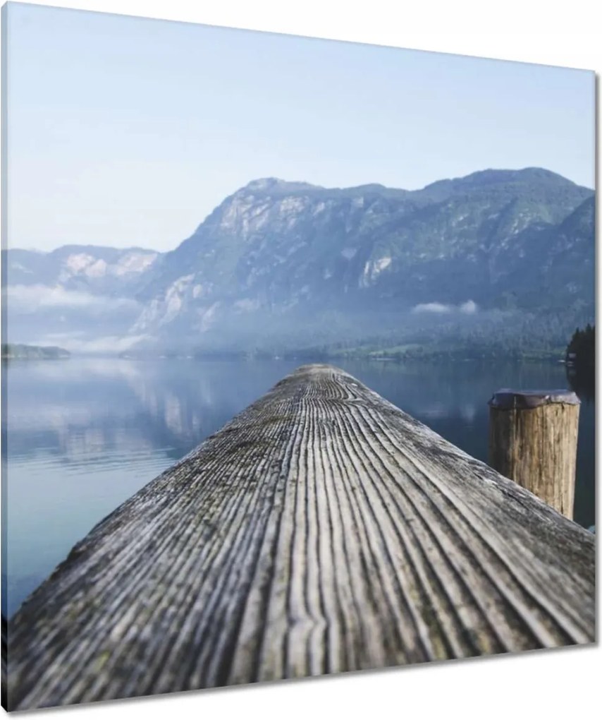 Vászonkép 90x90 Horgászhíd