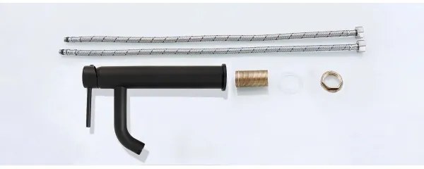 REA-B4103 - LUNGO 28 cm mosdócsaptelep fekete