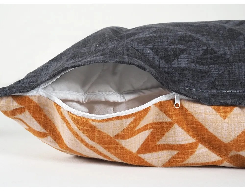 B.E.S. Petrovice Flanel ágynemű Etnic Terra, 140 x200 cm, 70 x 90 cm