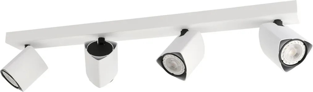 Italux modern spot lámpa merusa fehér fekete itxspl-31970-4b-wh