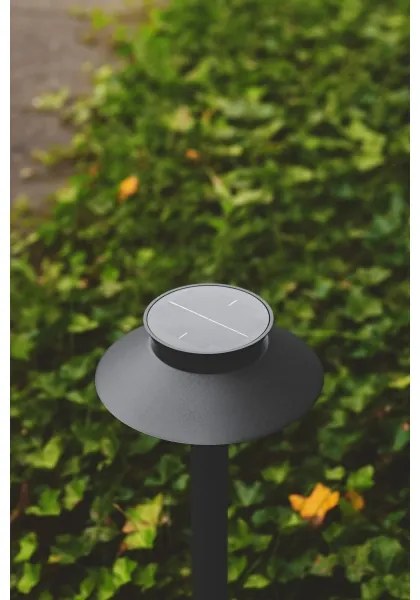 Nordlux - LED napelemes lámpa érzékelővel LED/5W/3,7V IP44 fekete