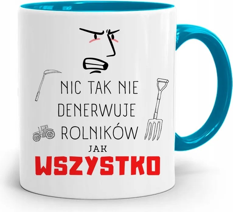 Gazdálkodóknak Ajándék Bögre Minden Idegesítő, fényképes nyomattal