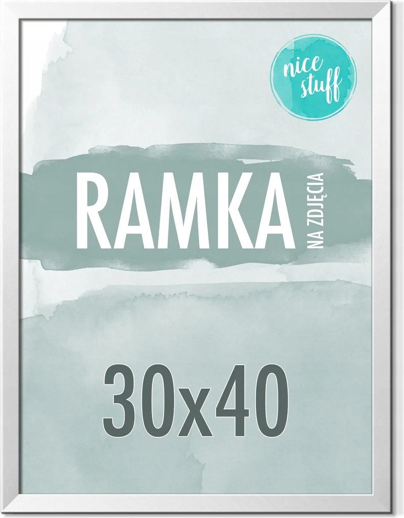 Keret 30x40 Képkeret 30x40 Képkeret Ezüst Mdf Ezüst