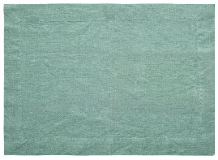 Tengerzöld lenvászon terítő 35 x 50 cm - Gaya Ambiente (596446)