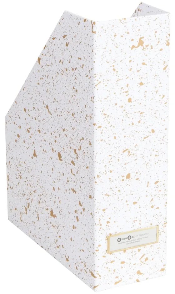 Estelle aranyszínű-fehér irattartó - Bigso Box of Sweden