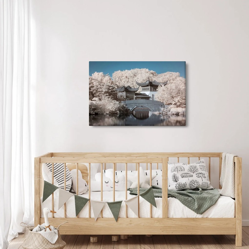 Kép - Virágzó fák Ázsiában (90x60 cm)