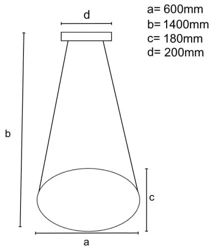 LED állítható fényerőjű csillár kábellel LED/70W/230V 3000-6500K króm DO-val