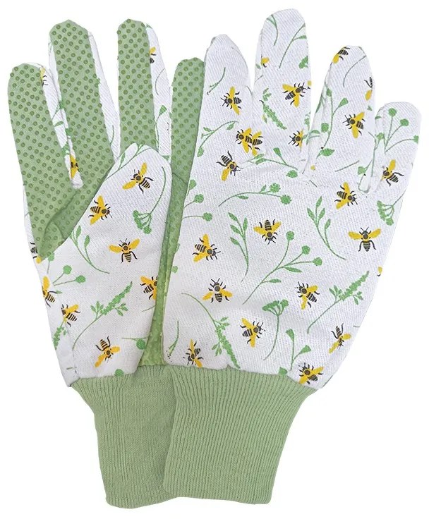 Méhecske mintás kerti kesztyű
