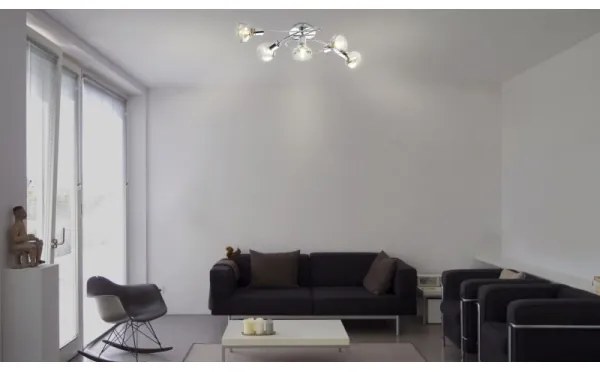 GLOBO 54921-5 - Csillár LOTHAR 5xE14/40W/230V