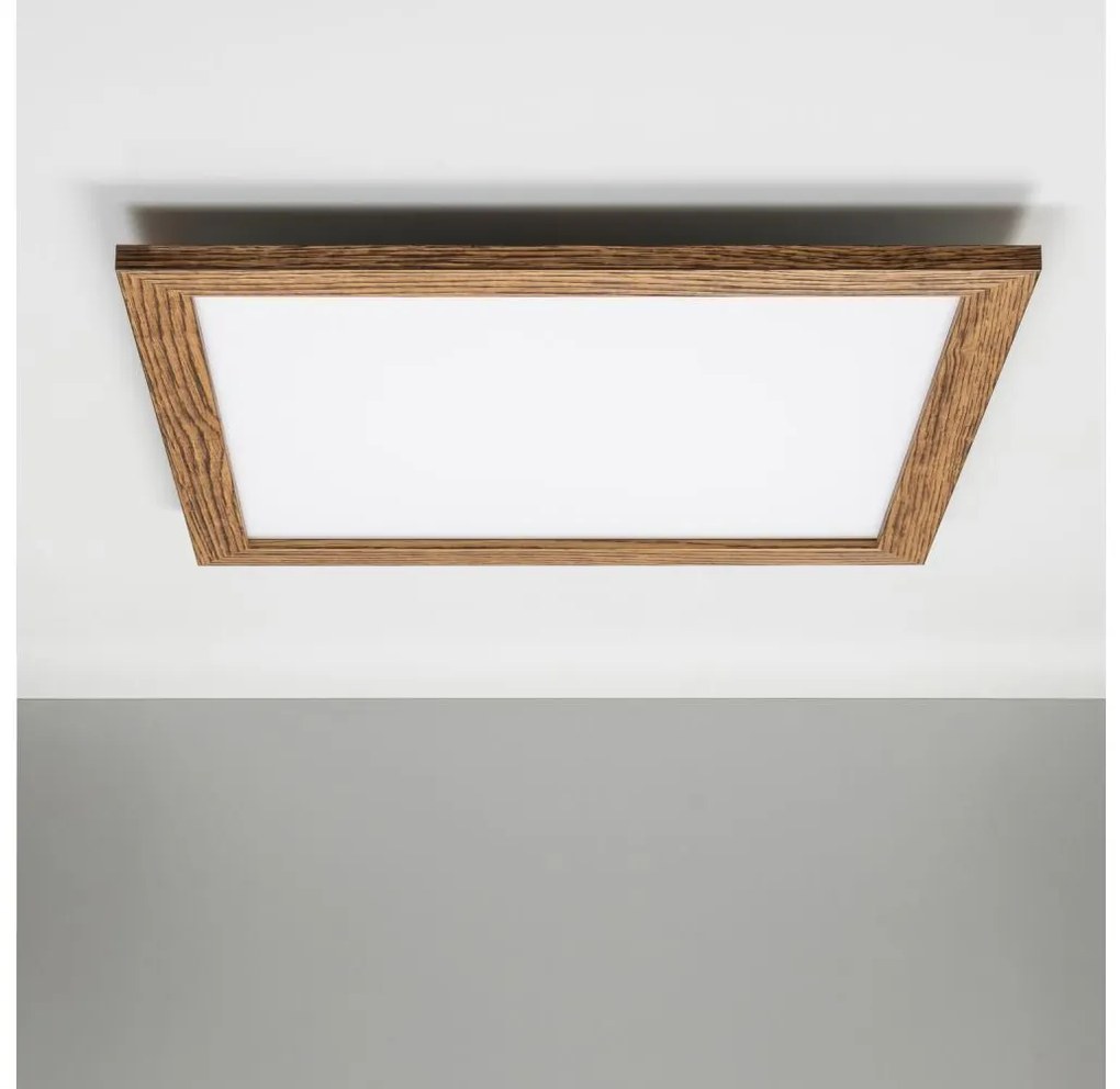 Eglo - LED RGBW dimmelhető panel SALOBRENA-C LED/30,5W/230V barna + távirányító