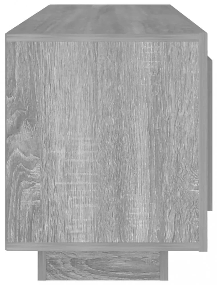 szürke sonoma színű szerelt fa TV-szekrény 102x35x45 cm