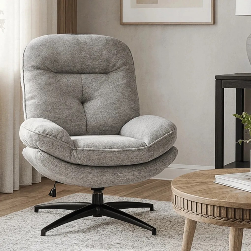 Forgó pihenőfotel szürke, MESA