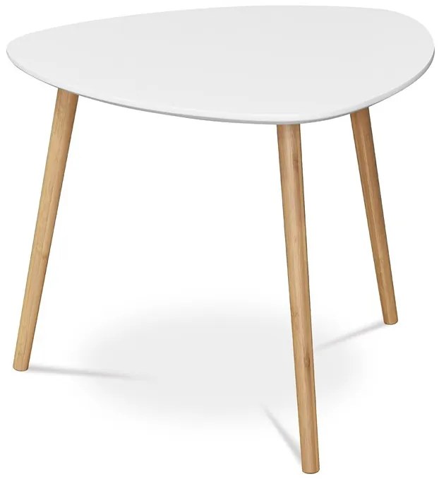 Dohányzóasztal 55 × 55 × 45 cm, MDF, fehér AF-1134 WT