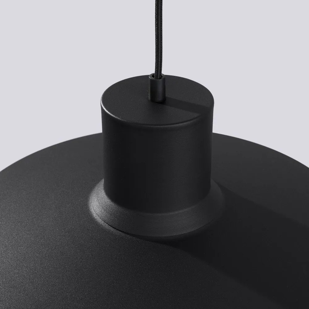 Fekete függőlámpa ø 35 cm Vito – Sollux
