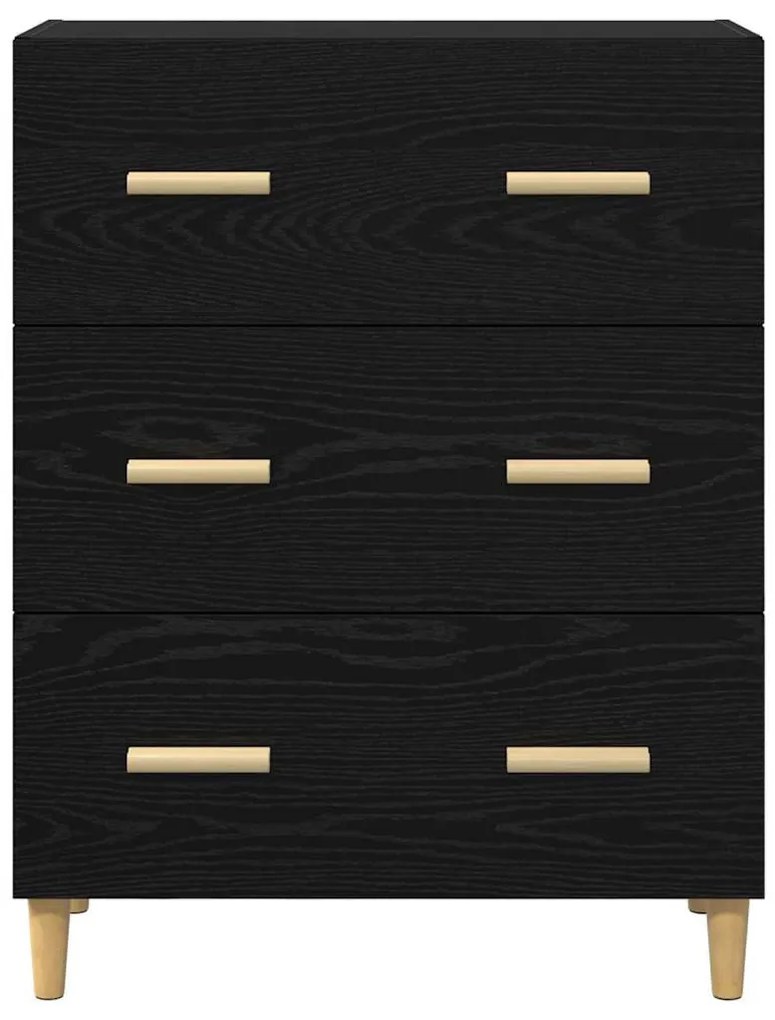 Széf Musta tammi 34 x 69,5 x 90 cm Faanyag