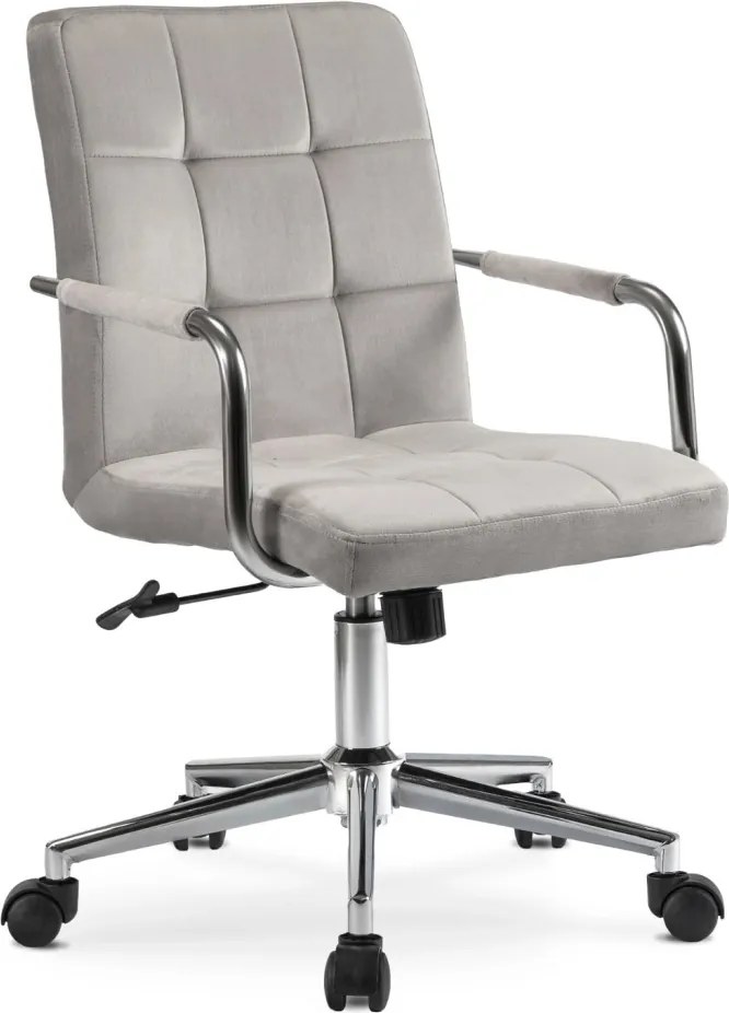 Forgószék ifjúsági szürke velúr. ASTRO