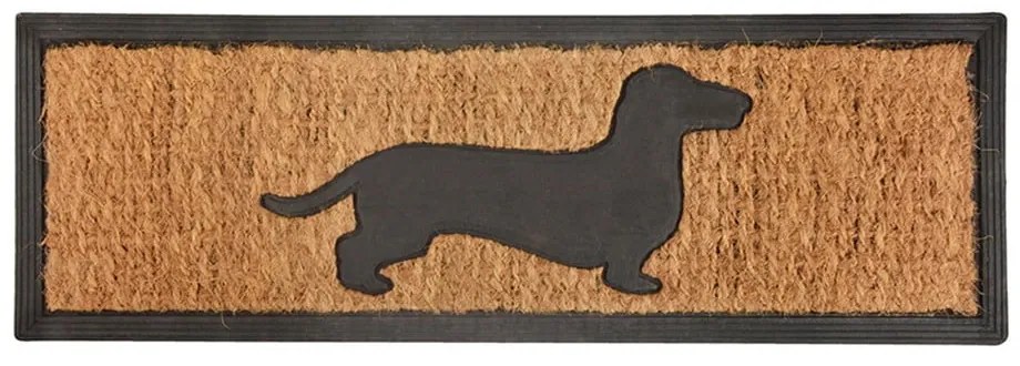 Kutya kókuszrost lábtörlő, 25 x 75 cm - Esschert Design