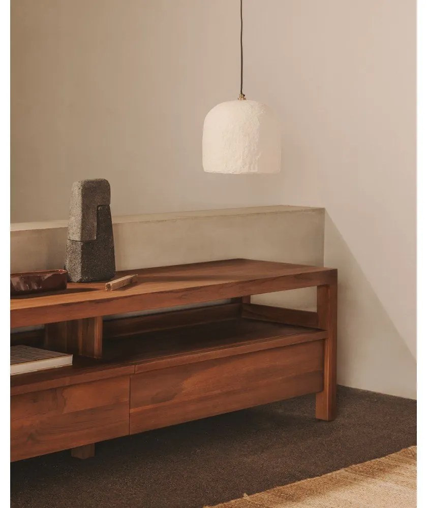 Fehér függőlámpa ø 35 cm Sineu – Kave Home