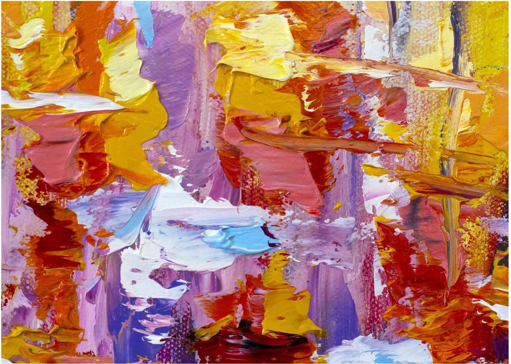 Üveg kép - Olajfestmény (70x50 cm)