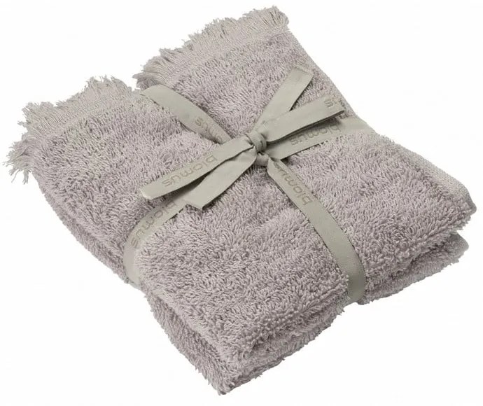 Világosszürke pamut törölköző szett 2 db-os 30x50 cm FRINO – Blomus