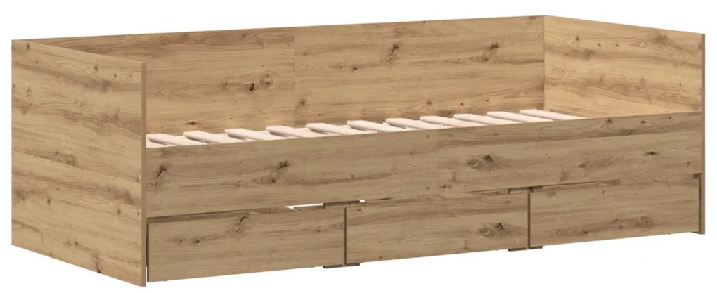 Kanapéágy Mesteri tölgy Mérnöki fa 90 x 200 cm Tartós Kanapéágy