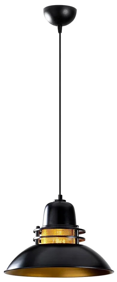 Berceste - 226-S Enteriőr dizájn Csillár Fekete 34x34x123 cm N