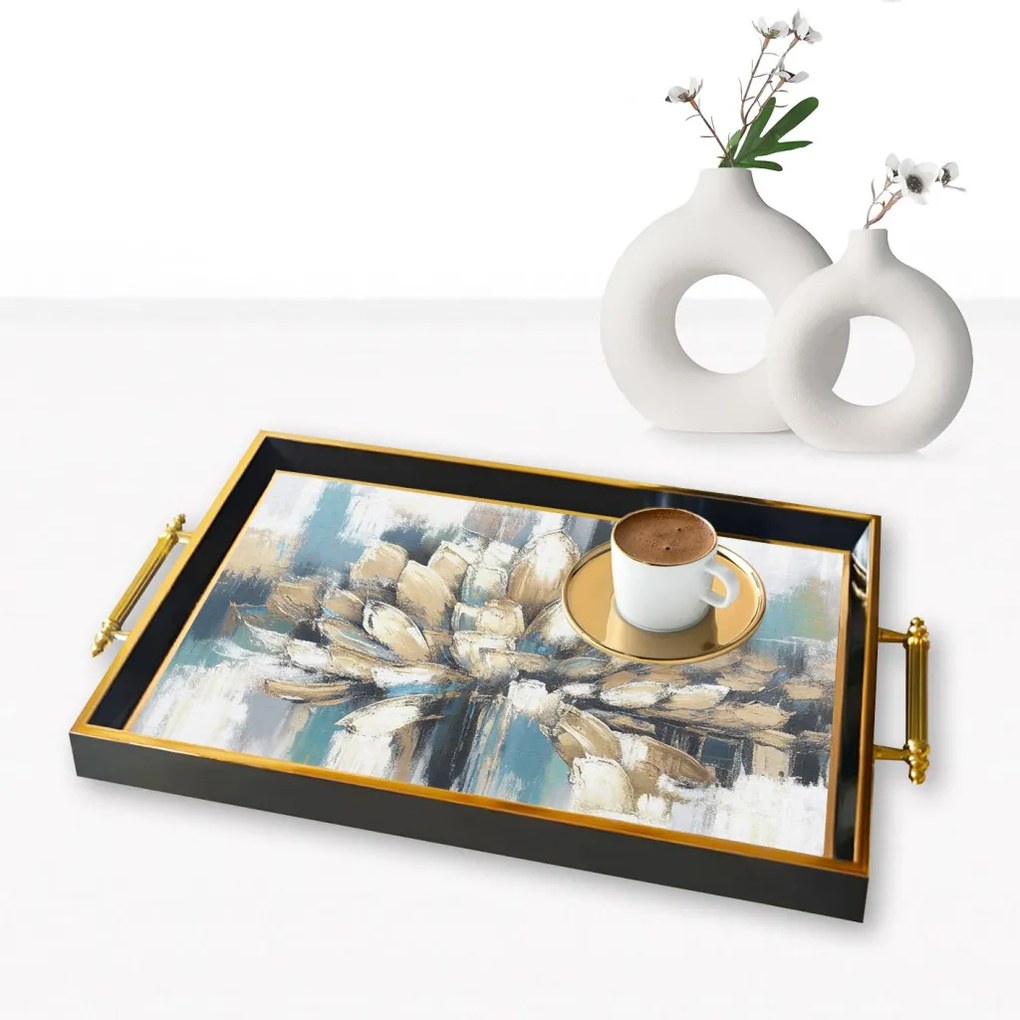 Üveg tálca, 38×24 cm – TPA9841