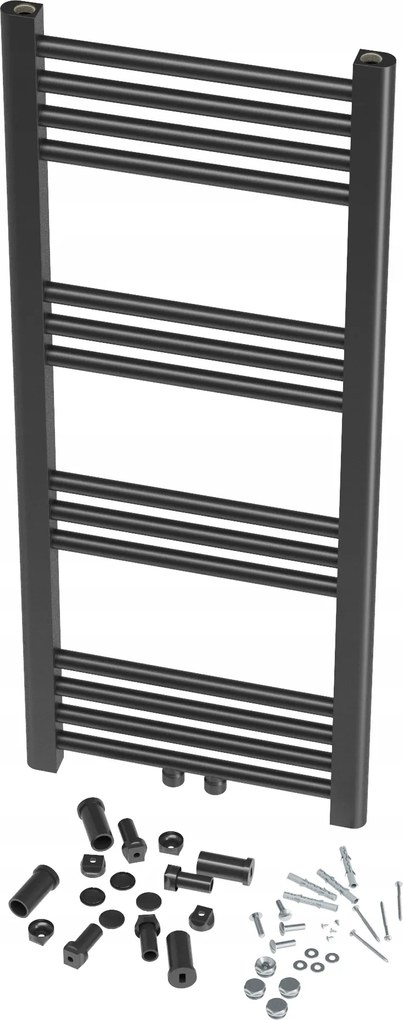 Fürdőszobai Radiátor Modern Létra Fekete Raven 100x40 cm
