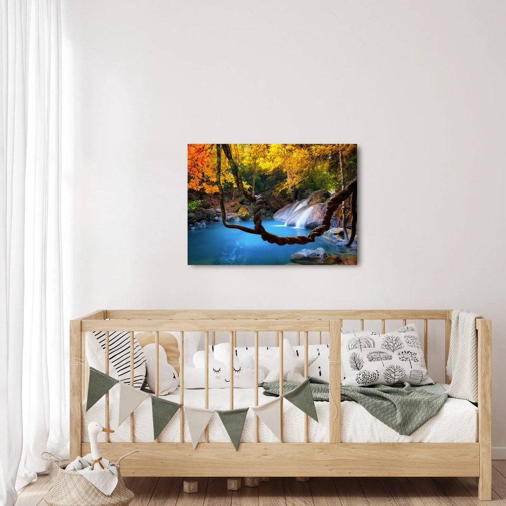 Kép - Vízesések Ázsiában (70x50 cm)