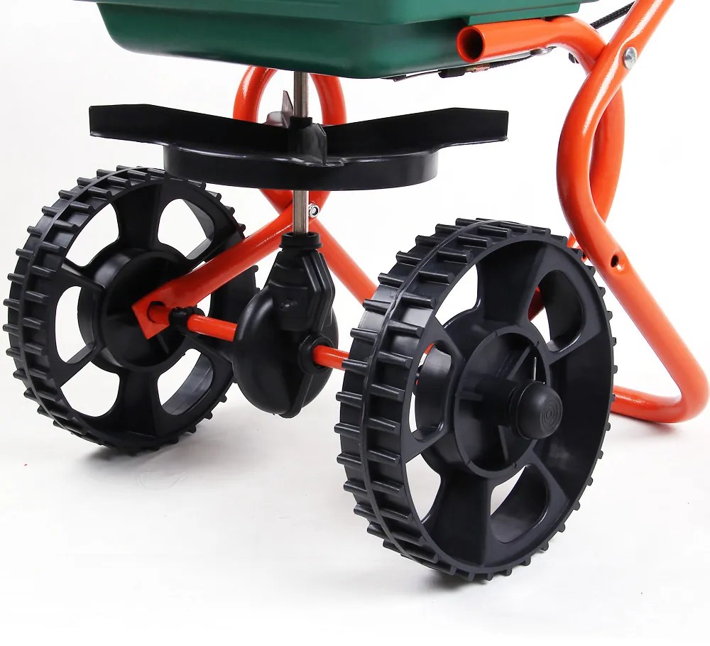 SEED szórókocsi, 25l, zöld/narancs Gardebruk