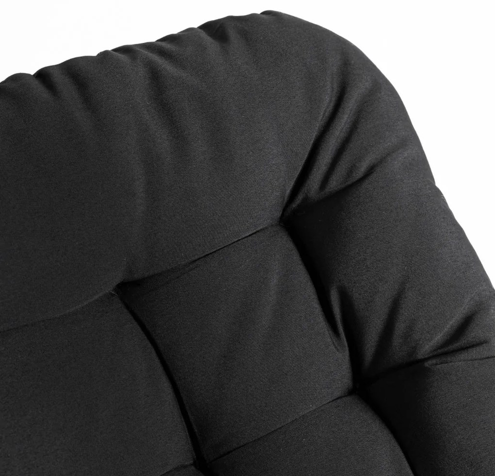 Hintafotel Fekete Párnával. AURORA