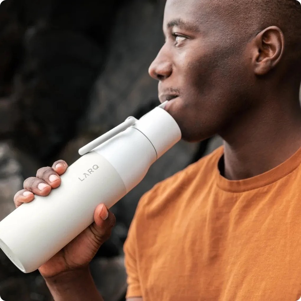 Gránitfehér 500 ml-es szűrőpalack - LARQ