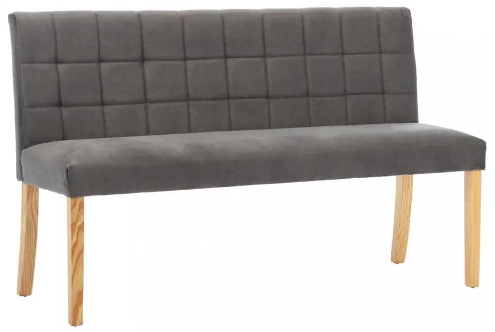 szürke bársony pad 140 cm