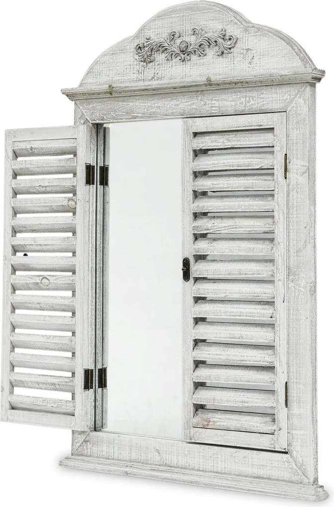 Fali tükör redőny stílusos retro ablak provence-i nyitható íves