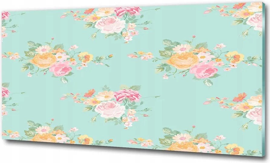 Fotó vászonkép edzett üveg Vörös rózsák 100x70