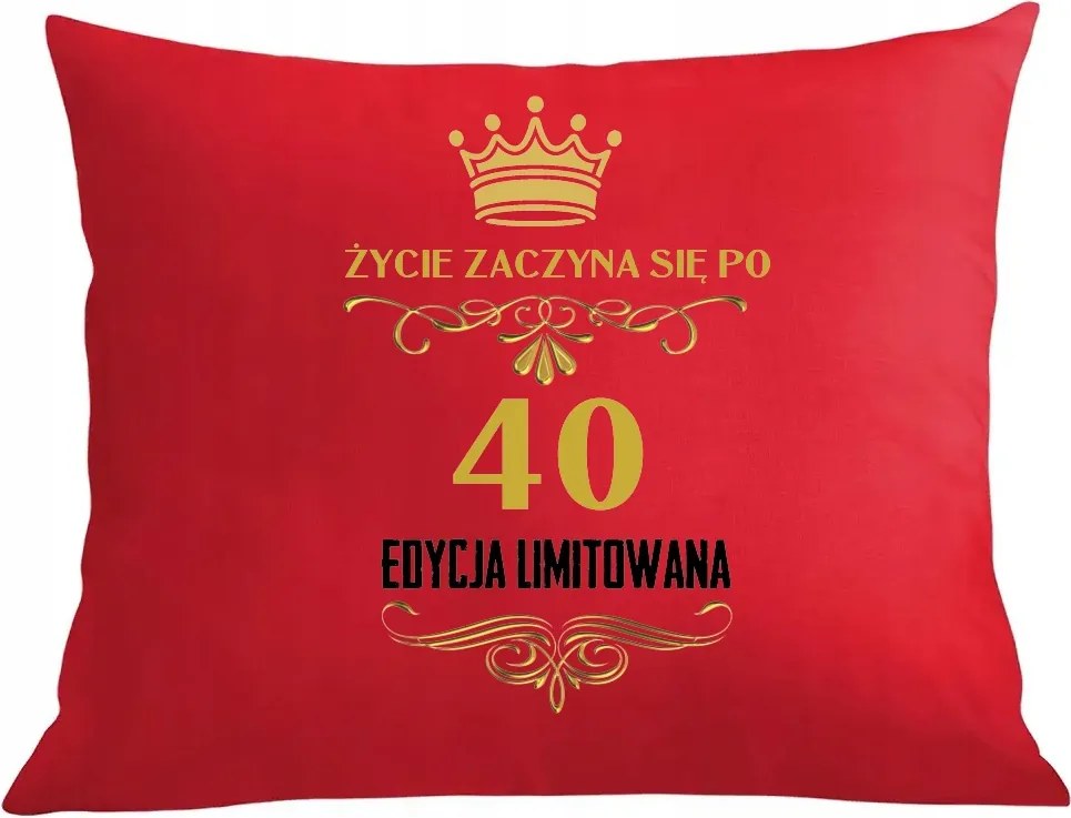 Párna párnahuzat Születésnapra 30 40 50 60év