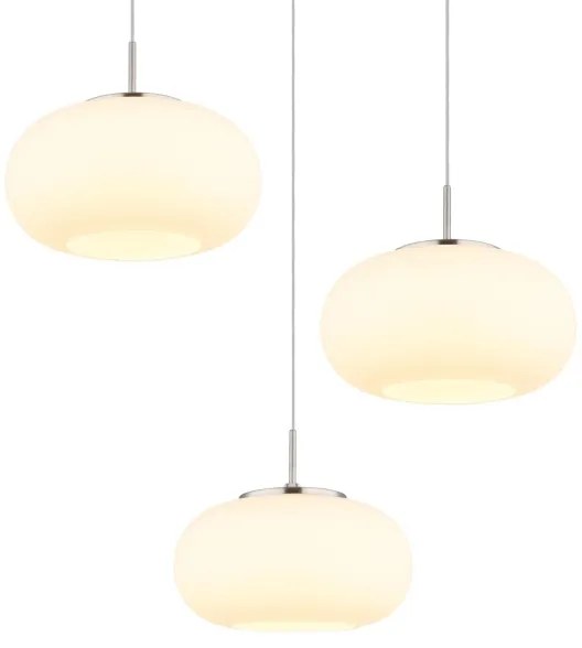 Globo 15744-3HN - LED Csillár zsinóron QUINTARA 3xLED/6W/230V