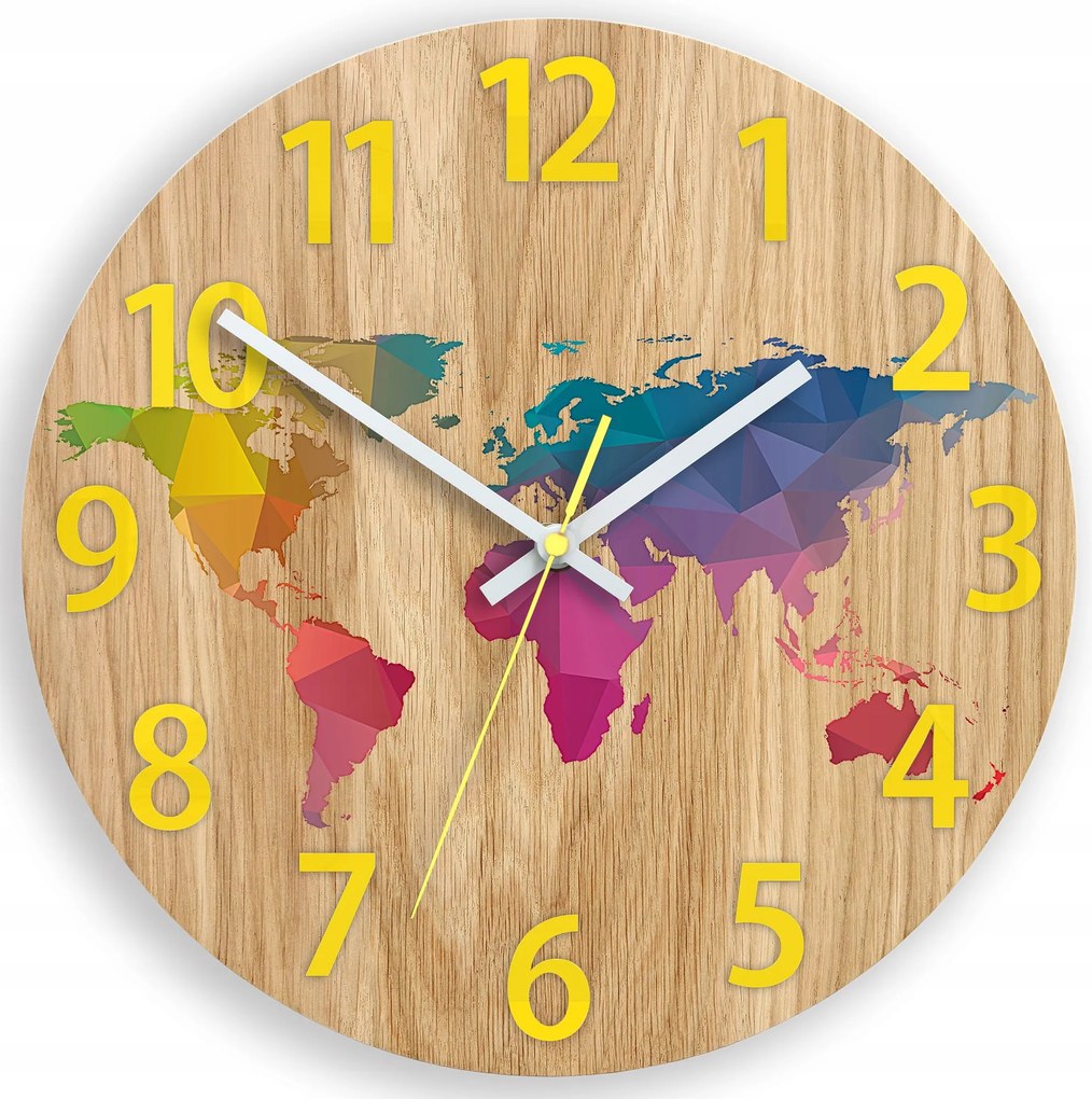 Nagy Falióra Tölgy World Világtérkép Csendes