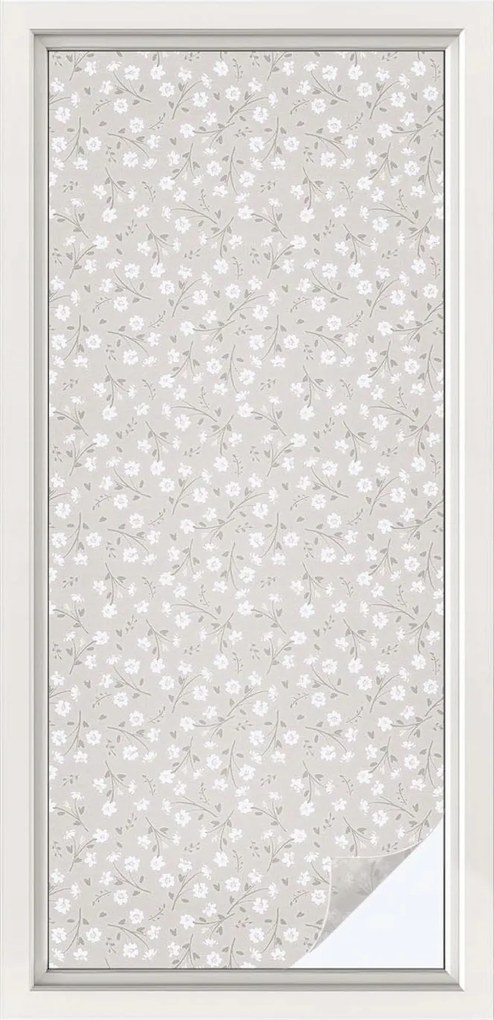 Ablakfólia öntapadós Adatvédelem Virágos finomság 50x116
