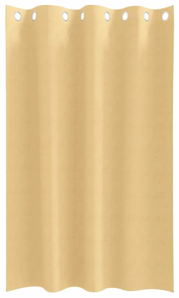 Függönyök függönyökkel 2 pcs Bézs 175x140cm Poliészter