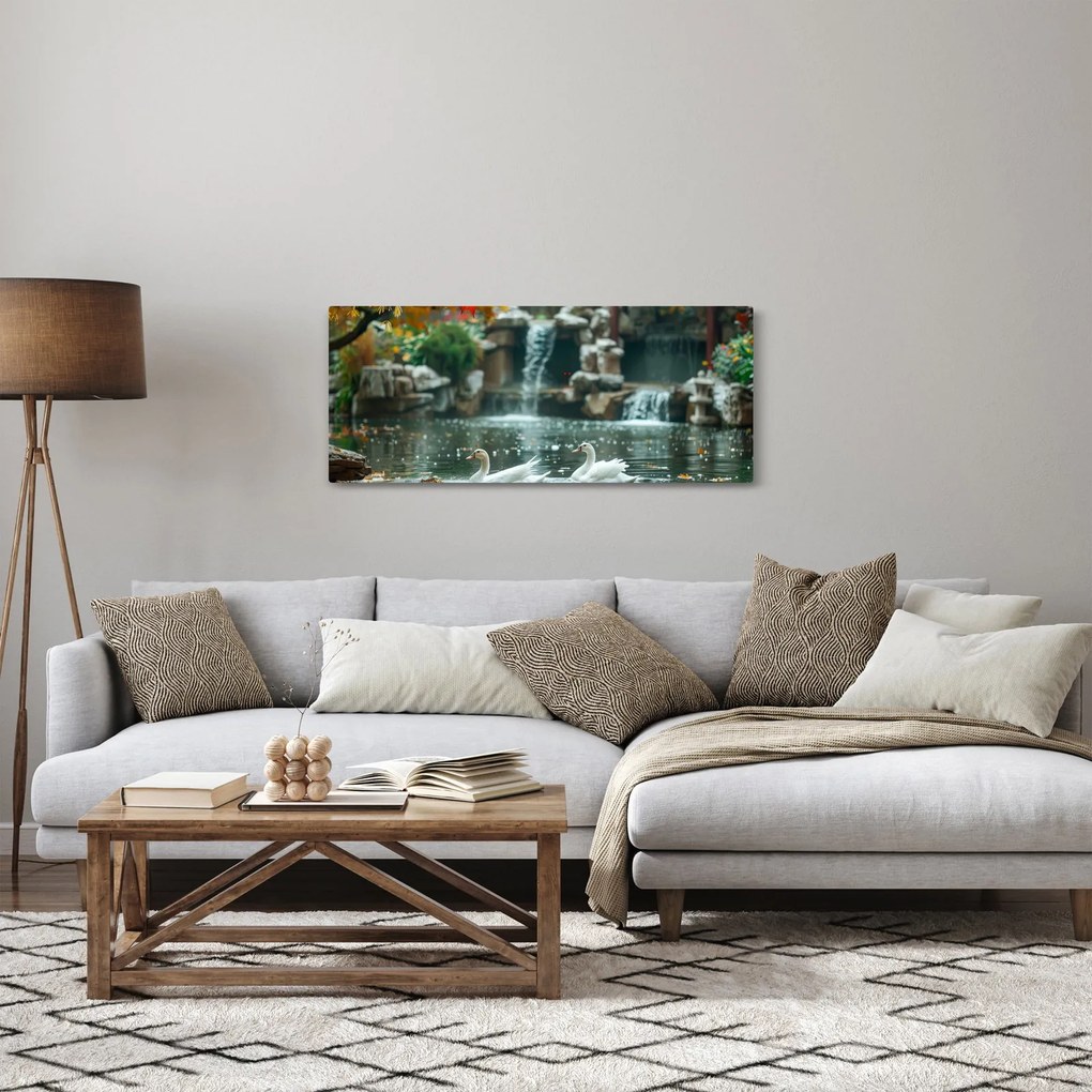 Kép - Ázsiai tó (120x50 cm)