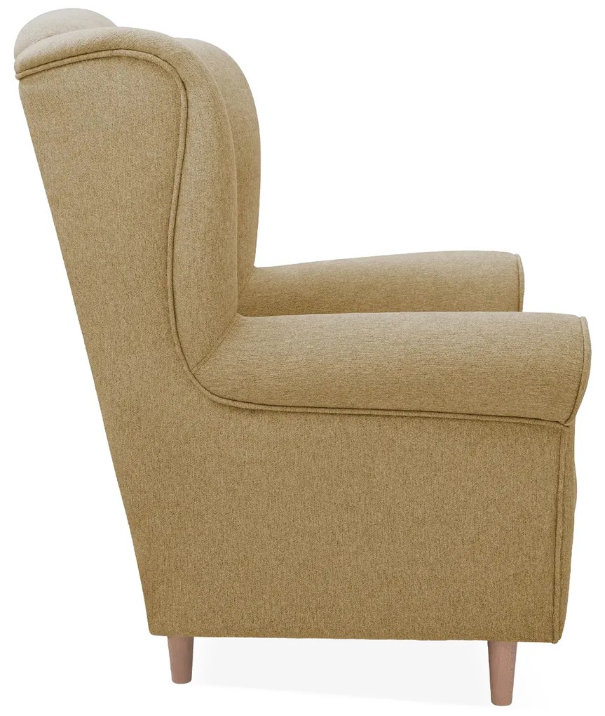 ID LOFT füles fotel - sárga