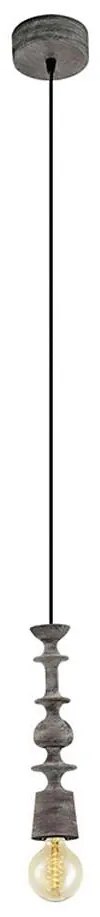 Eglo 49375 - Mennyezeti függesztékes lámpa AVOLTRI 1xE27/60W/230V