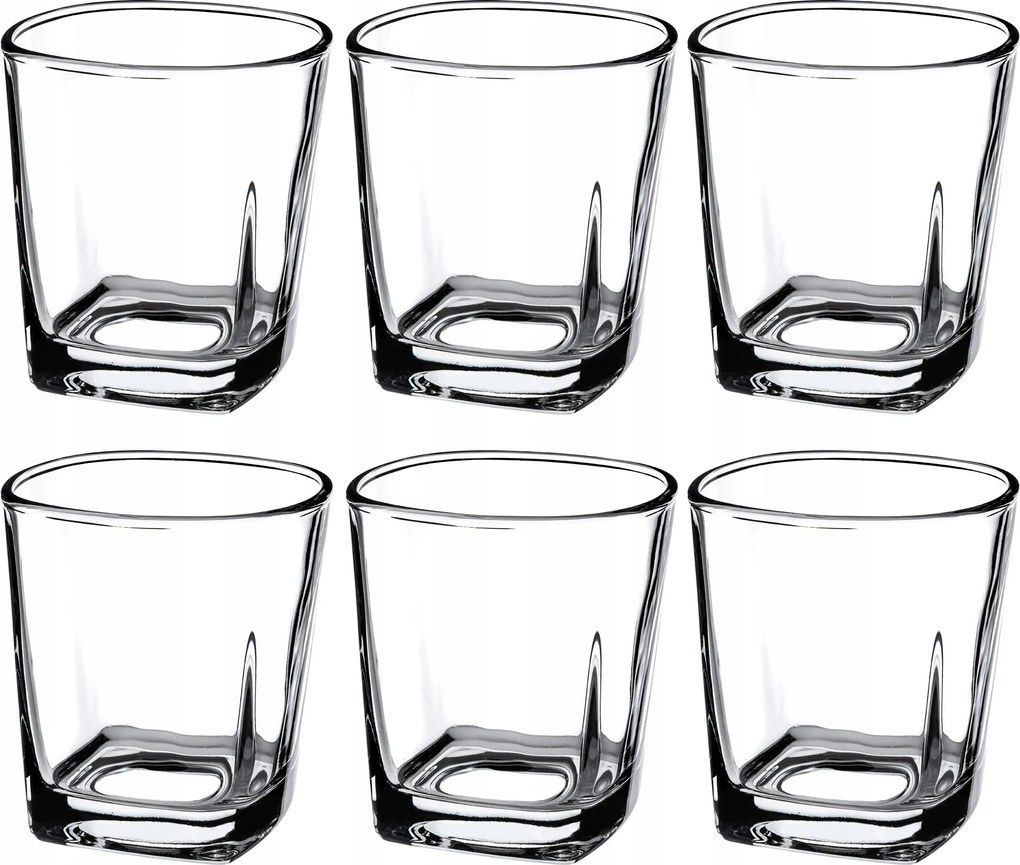 Whisky Italos Poharak 250ml 6db-os Gyümölcslé Ital Szett Pohár Szett