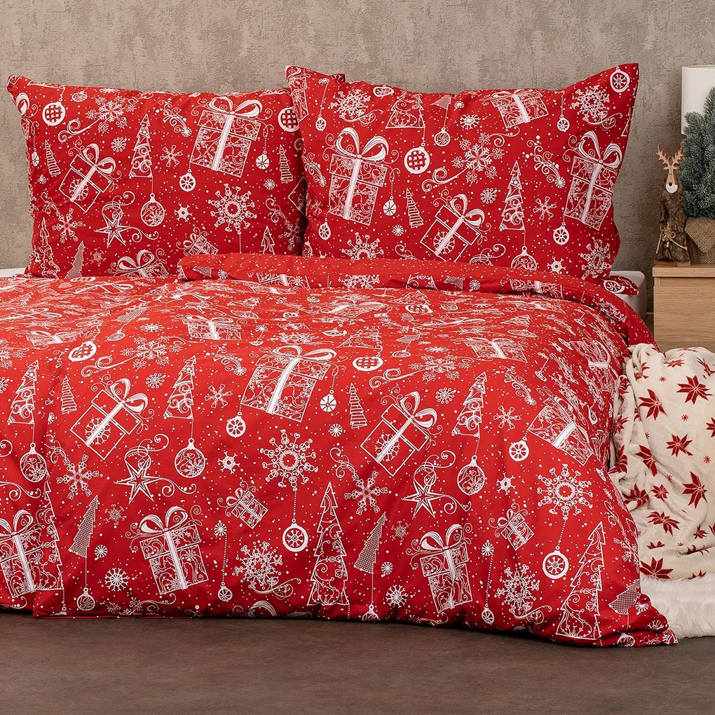 4Home Gift pamut ágyneműhuzat, 140 x 220 cm, 70 x 90 cm