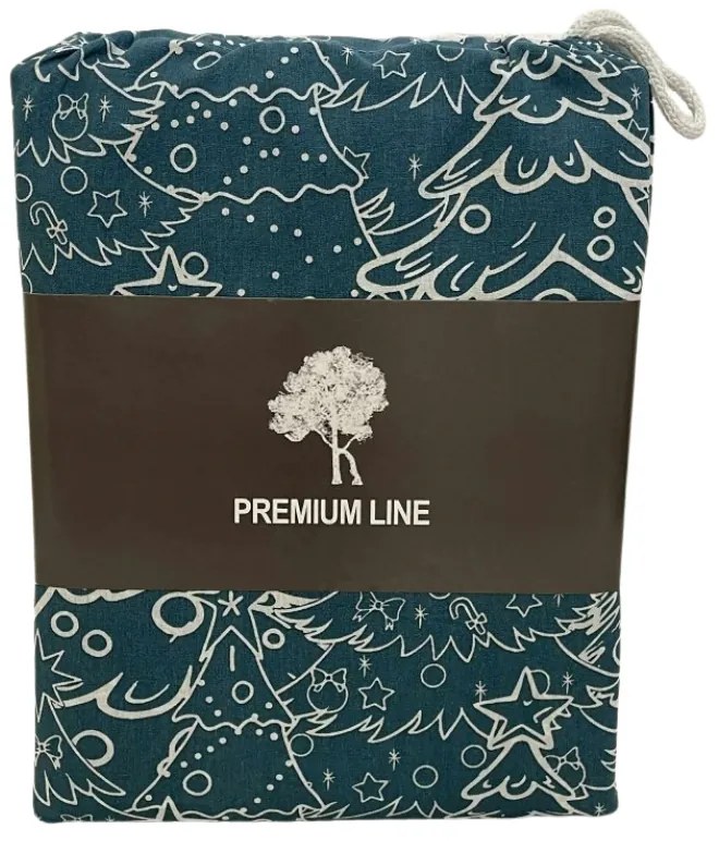 Pamut ágynemű FROSTLINE kékeszöld Ágyneműhuzat mérete: 70 x 90 cm | 140 x 200 cm