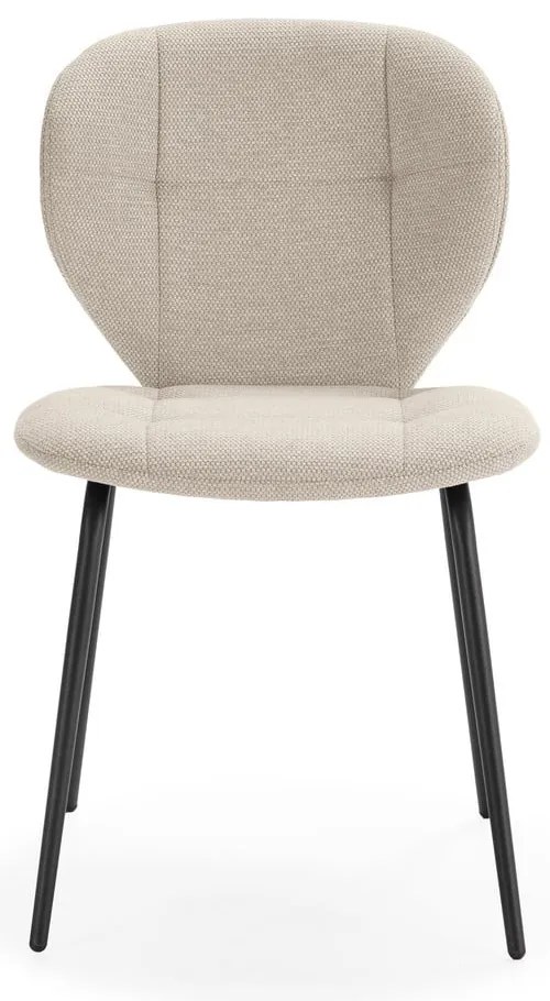 Krémszínű étkezőszék szett 2 db-os Maori – Marckeric